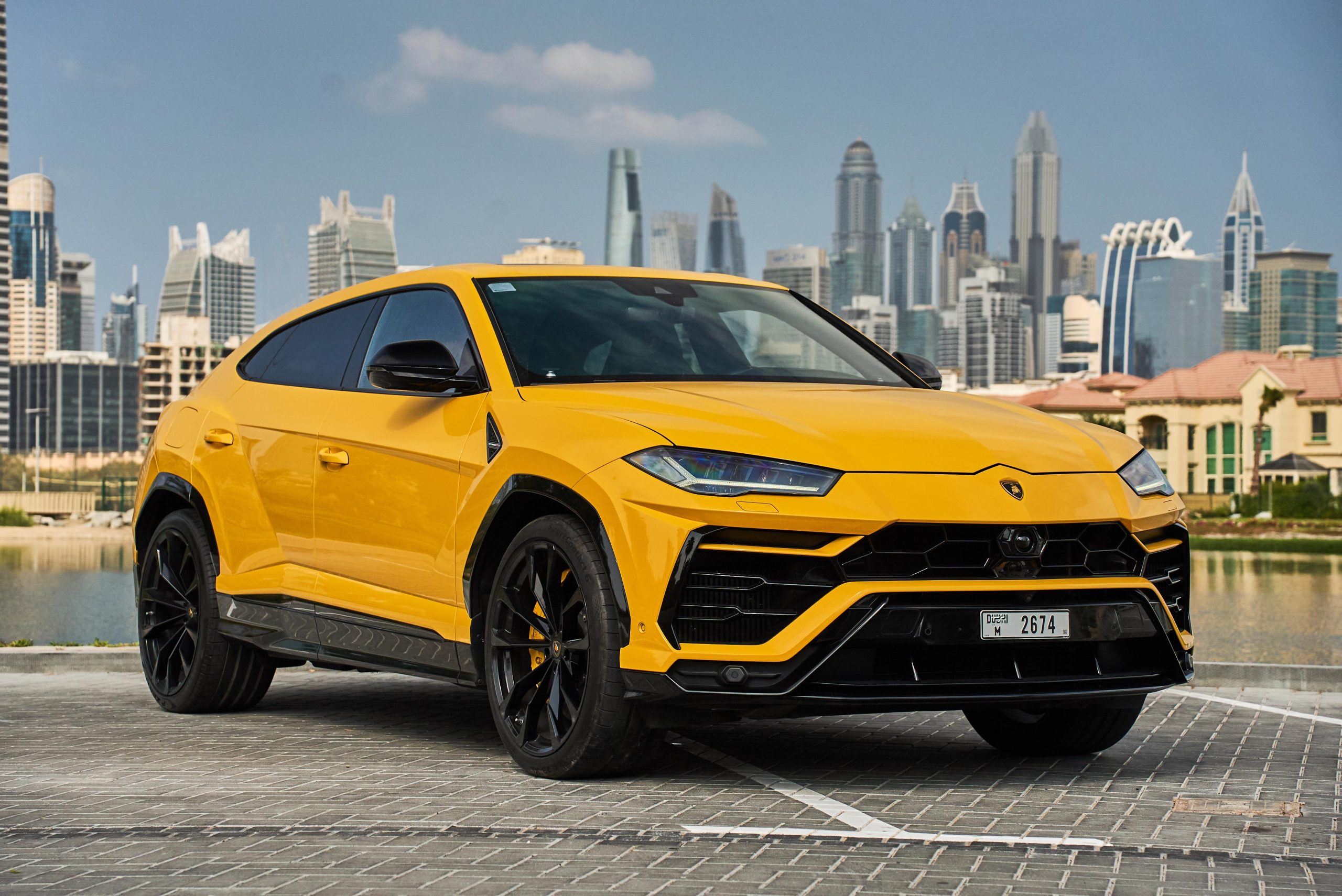 Rent Lamborghini Urus Yellow