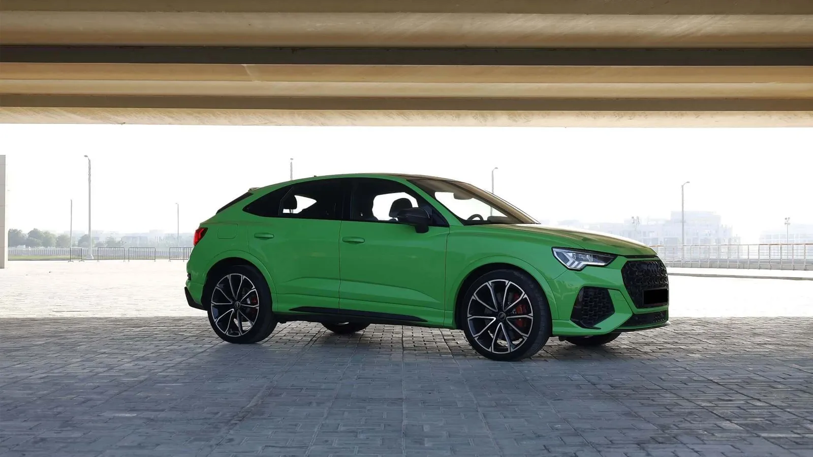 Rent Audi RS Q3 Green in Dubai