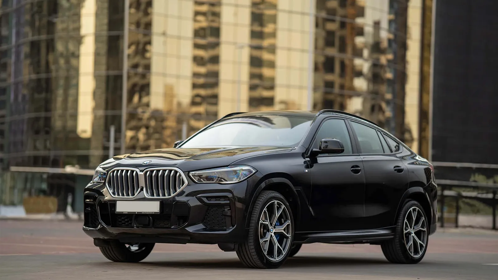 Rent BMW X6M Black in Dubai