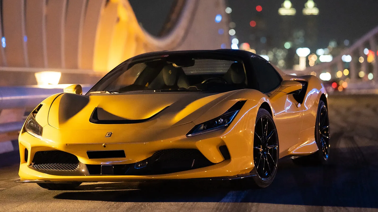 Ferrari F8 Tributo Spider Yellow
