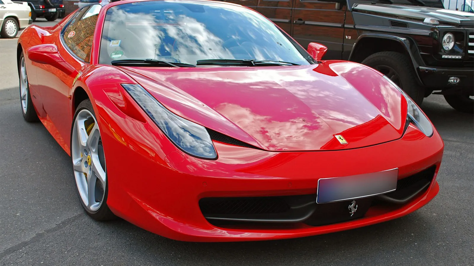 Rent Ferrari Roma Red In Dubai