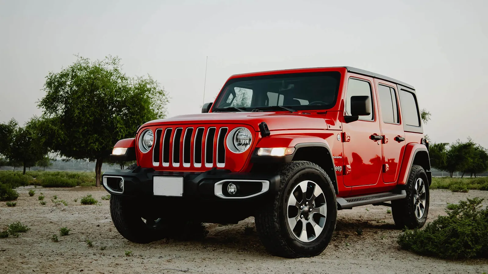 Jeep Wrangler V6 Red