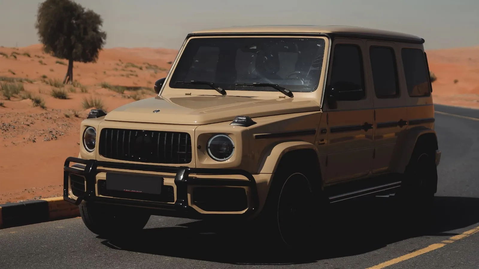 Mercedes G63 AMG Beige