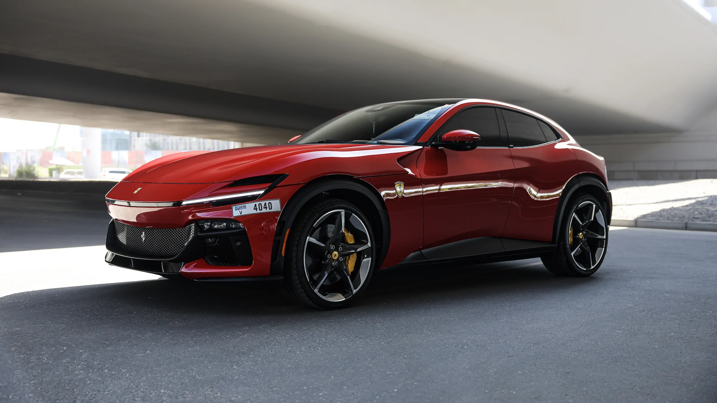 Ferrari Purosangue Red in Dubai